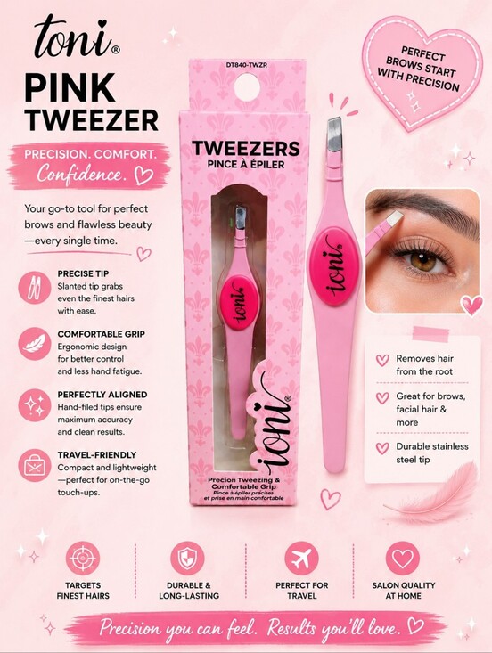 Other - New! Pink Toni Tweezer